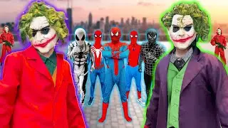 TEAM SPIDER-MAN vs BAD GUY TEAM | The Best Stunts of Spider-Man ( Live Action )