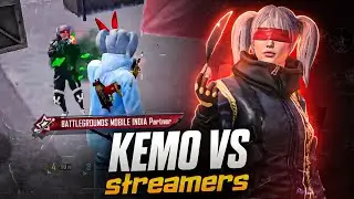 Asia #1 S8 Conqueror Streamer vs KEMO! | BGMI 🔱