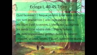 Terza parte del commento e dell'analisi della Prima Ecloga dalle Bucoliche di Virgilio, vv. 37-83