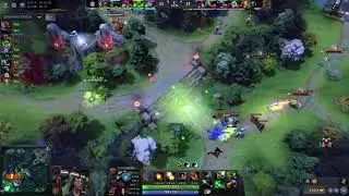 LGD vs OG снос трона сквозь блэкдор, нереальный камбек.