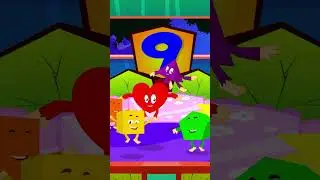 Ten Little Shapes #shorts #kids #cartoon #trending #viral #ytshorts