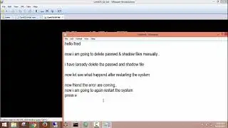 How to recover the deleted passwd and shadow files in  Linux