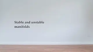 Stable and unstable manifold