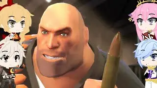 gacha genshin impact react tf2 heavy :2