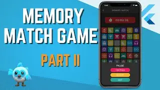 Part 02 Memory Match Game Using Flutter | Adding Multilevel Feature & Code Refactoring
