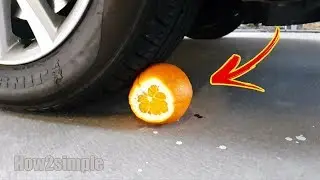 Car vs Orange Experiment 31 + Slowmo