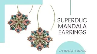 Superduo Mandala Earrings