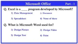 MS Office MCQ Part 1 | Ms Office Mcq Questions | MS Office | MS Office MCQ in Hindi 2023
