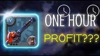 how much PROFIT in ONE HOUR? 4.1 cursed staff albion online