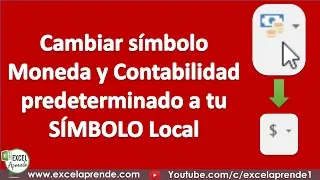 Cambiar símbolo Moneda y Contabilidad predeterminado a tu Símbolo local | Excel Aprende