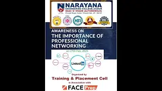 Awareness on Professional Networking @NECG_F1