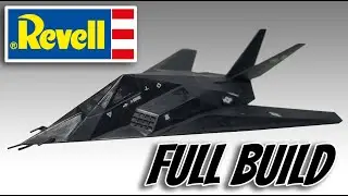 1:44 scale Revell Stealth Fighter  F-117A Build Review