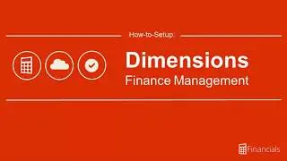 How to Setup Dimensions
