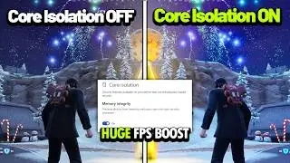 This Windows Setting Is Killing FPS — Core Isolation ON vs OFF Test