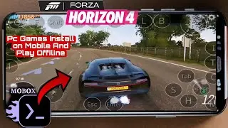 Pc Game Forza Horizon 4 Test on Mobile in Mobox Emulator - Offline
