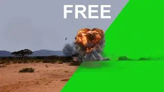 FREE 1080 Explosion green screen
