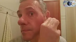 Super Fast Shave in the morning with some ketchup