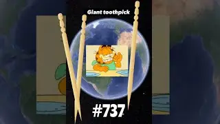 #737 weird things on google earth giant toothpick in google map #shorts #giant #biggest