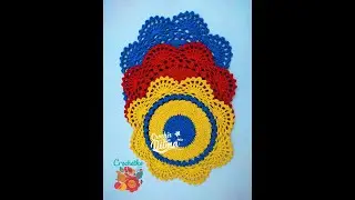 Sousplat estilo natalino. Quer aprender a fazer esse? Tem aula no canal :D