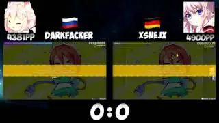 Osu! |darkfacker vs xSnejx| Play multiplayer