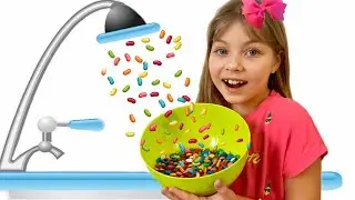 Dad wants candy or a magic shower from m&m's