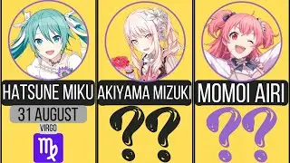 Project Sekai - Birthdays and Zodiac Signs (HATSUNE MIKU COLORFUL STAGE)