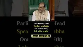 Speaker, Lok Sabha  #trending #viral #shorts #generalknowledge #currentaffairs #upsc #upscmotivation