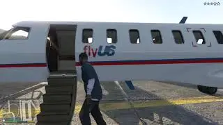 УГНАЛ И ВЗОРВАЛ САМОЛЕТ В ГТА 5