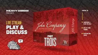 John Company 2nd Edition - 4p Rolling Teach, Play-through, & Round Table by Heavy Cardboard