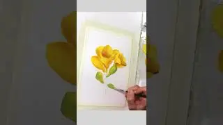 Цветок акрилом