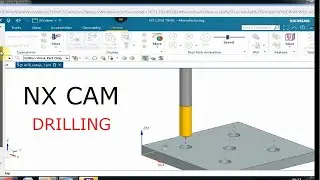NX CAM Tutorials for Beginners Drilling Ex 2