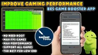 FIX LAG & FRAME DROPS in Your Game | Best Settings for Low-End Device | Radiant Tools Game Booster