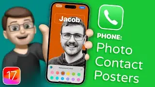 How to Create Personalised Photo Contact Posters on iOS 17