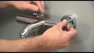 Exposed bath shower mixer - Inlet filter: maintenance and replacement
