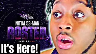 RAVENS FAN reacts to The Baltimore Ravens Initial 53-Man Roster!