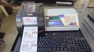 WEIGHING SCALE WITH PRINTER, WEIGHING MACHINE WITH LABEL PRINTER, WEIGHING SCALE WITH JUMBO DISPLAY