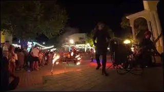 Евпатория. Огненное шоу. Набережная Горького.