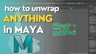 Easiest way to UNWRAP Anything in MAYA | Unwrapping in MAYA in Hindi