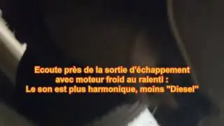 Moteur essence avec son de Diesel