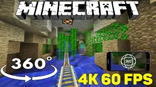 MINECRAFT VR VIDEO IN 360 || ROLLER COASTER