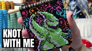 OOGIE BOOGIE WALL HANGING // Halloween Knot With Me Timelapse