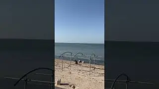 Берег Азовского моря в Приморско-Ахтарске