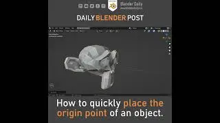 Set Origin Location in Blender