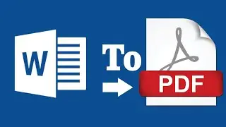 How to convert a word documents to pdf, Word to PDF, elearningon, 