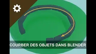 Courber des objets - Simple Deform Modifier - Blender tutorial