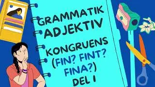 Adjektiv - kongruens / Lär dig svenska / Grammatik  #sfi #svenska #grammatik