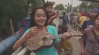 Pengamen cantik perawan atau janda sih