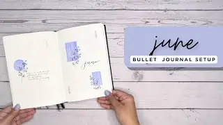 June 2023 Bullet Journal Setup |  Simple and Aesthetic Setup