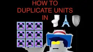 how to duplicate units in toilet tower defense!