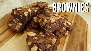 Brownies de Chocolate con Almendras - Receta sin Batidora 🍫